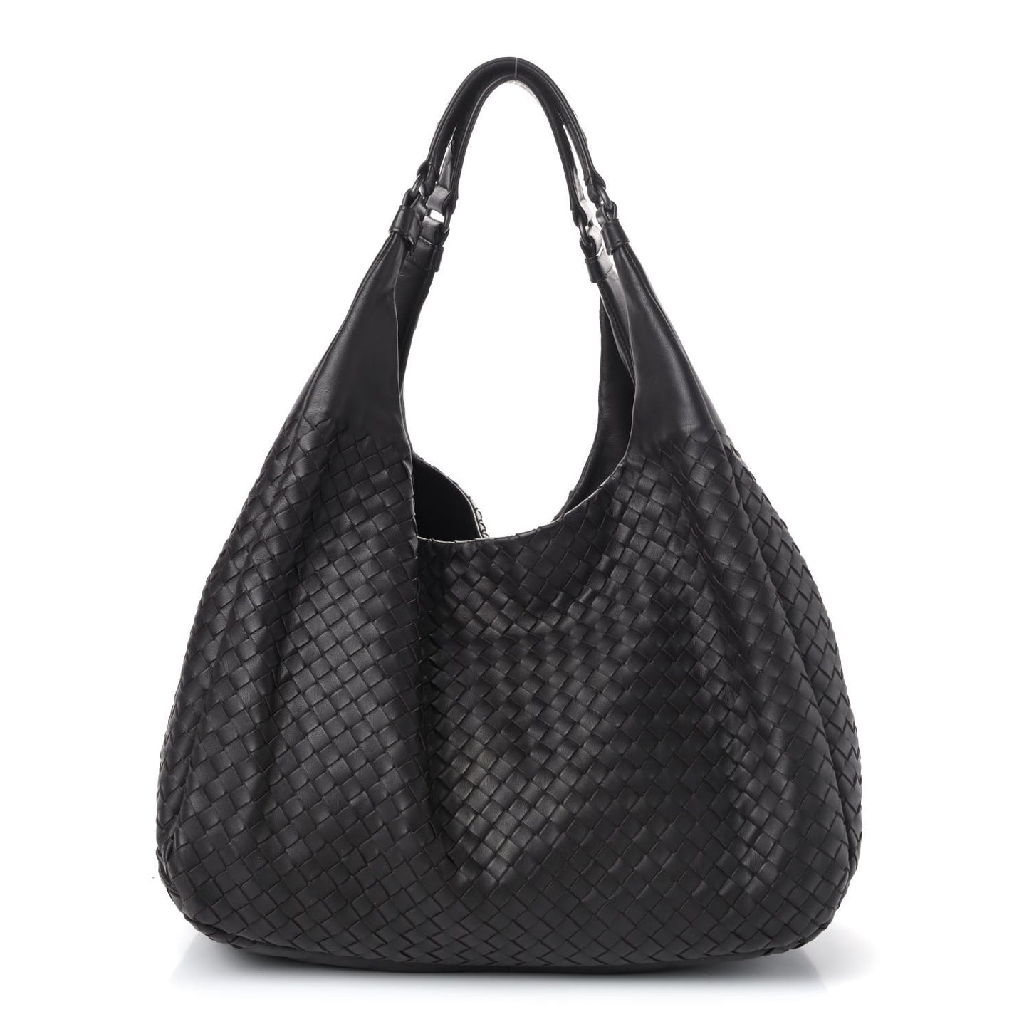 Nappa Intrecciato Medium Campana Ebano