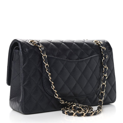 Chanel Caviar Quilted Medium Double Flap Navy 3 of 11