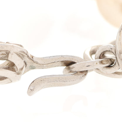 Chanel Pearl CC Bracelet Silver 4 of 5