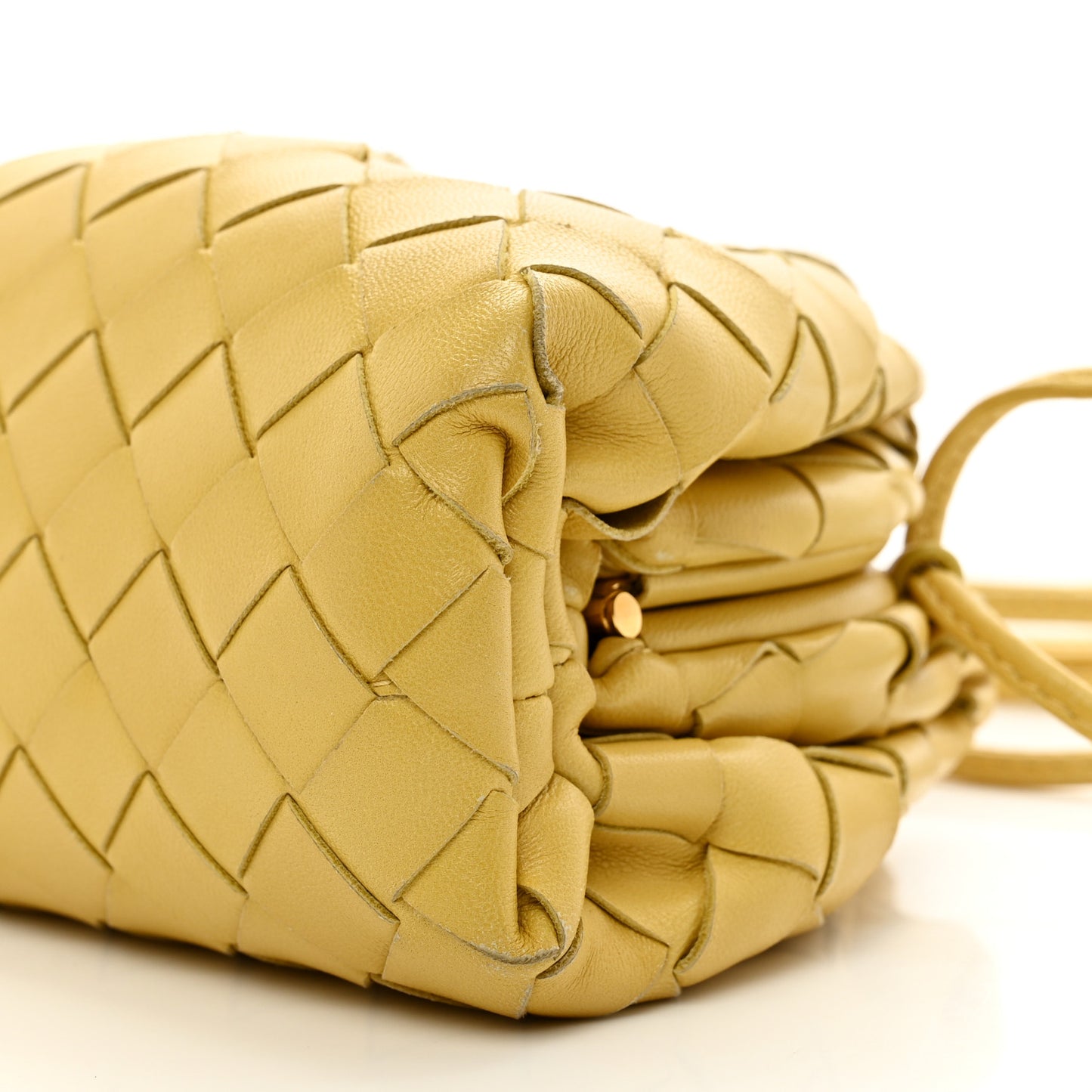 Nappa Intrecciato The Mini Pouch Buttercup