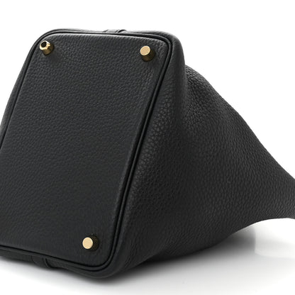 Hermes Taurillon Clemence Picotin Lock 18 PM Black 10 of 11