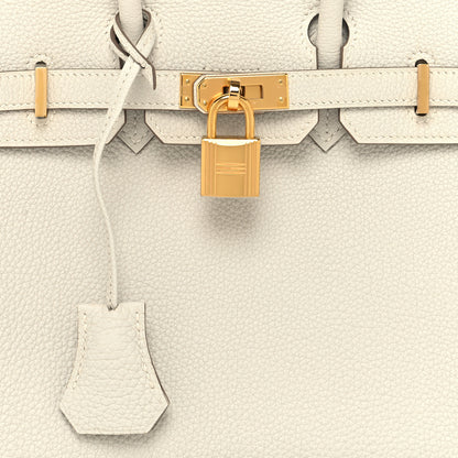 Hermes Togo Birkin 25 Gris Pale 8 of 10