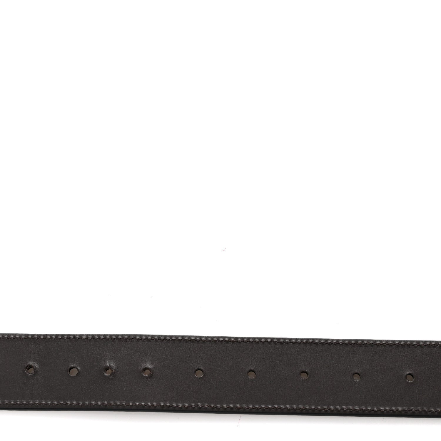 Gucci Guccissima Signature Interlocking G Reversible 37mm Belt 95 38 Black Cocoa 4 of 8