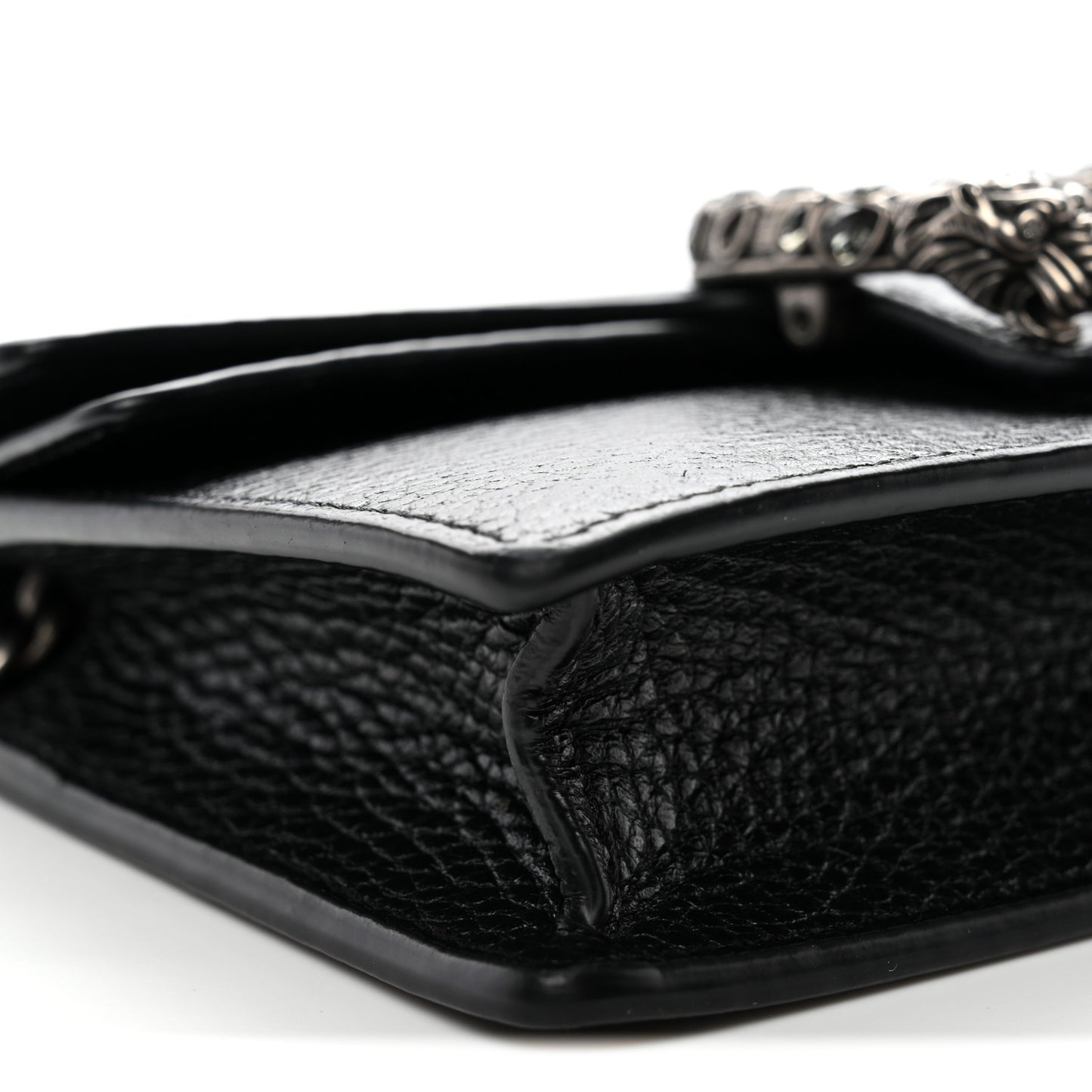 Calfskin Super Mini Dionysus Shoulder Bag Black
