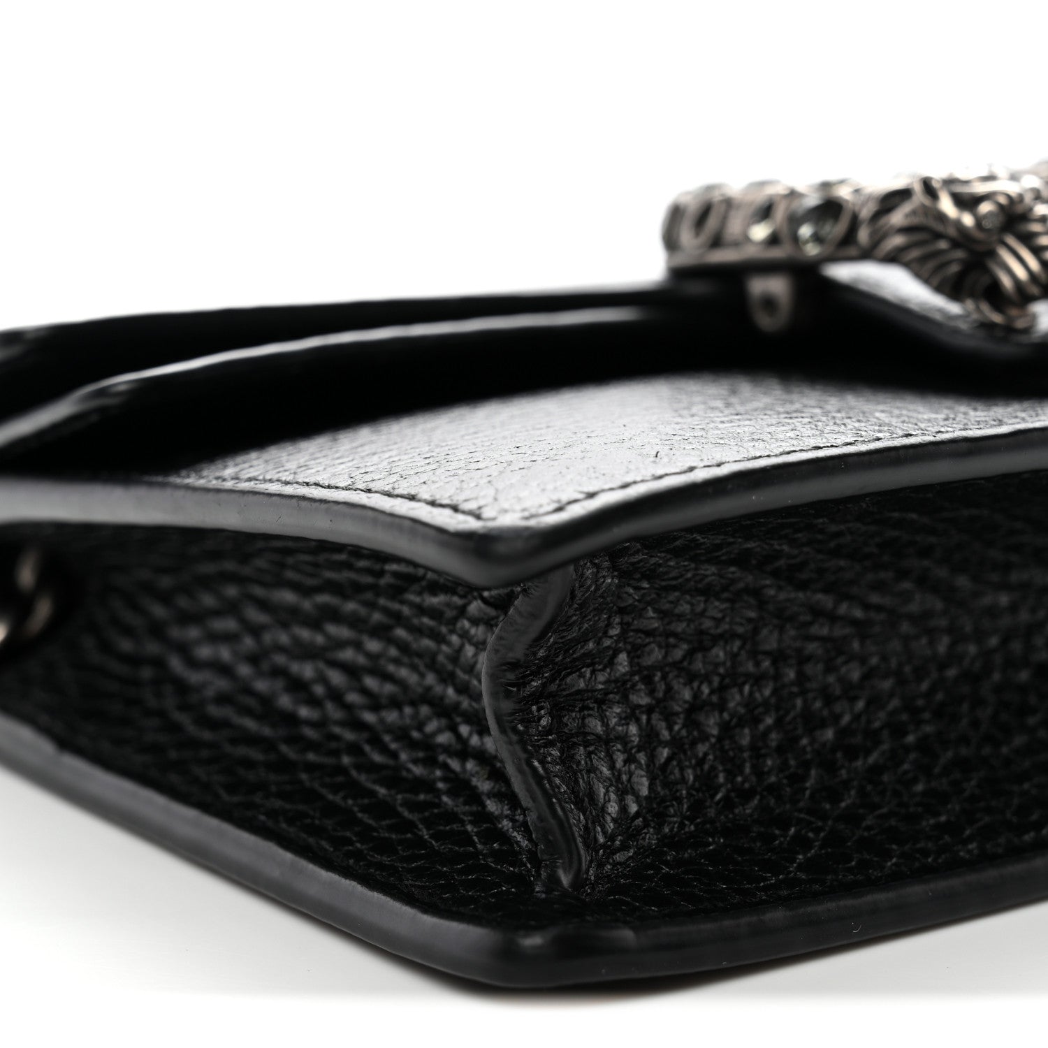 Gucci Calfskin Super Mini Dionysus Shoulder Bag Black 8 of 11