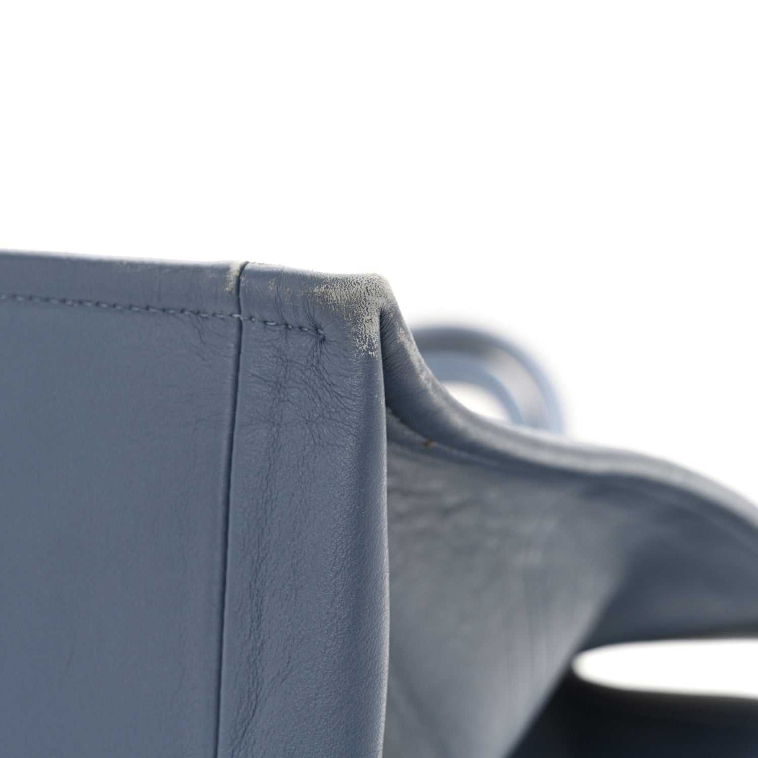 Christian Dior Calfskin Embossed Large Book Tote Blue 14 of 15