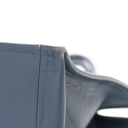 Christian Dior Calfskin Embossed Large Book Tote Blue 14 of 15