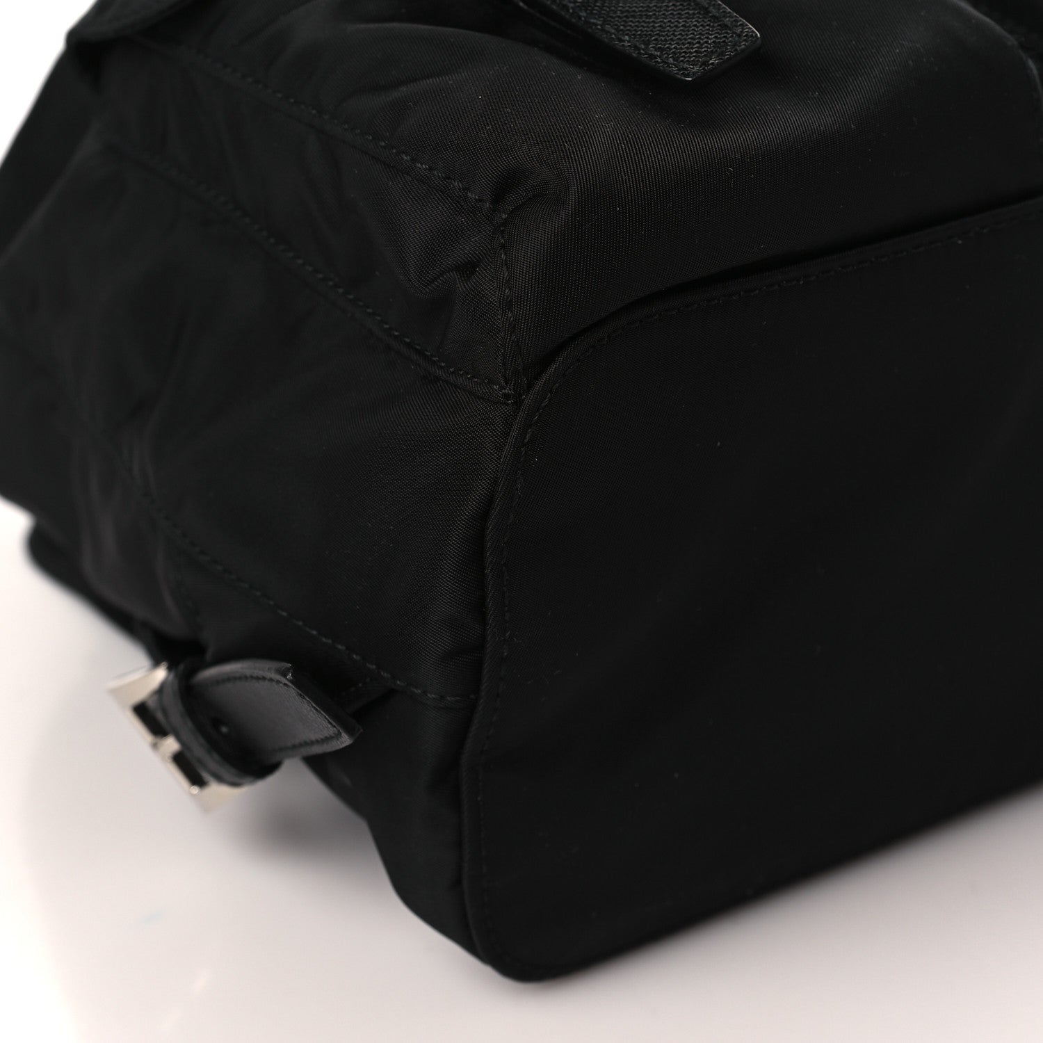 Prada Tessuto Nylon Saffiano Small Backpack Black 8 of 10