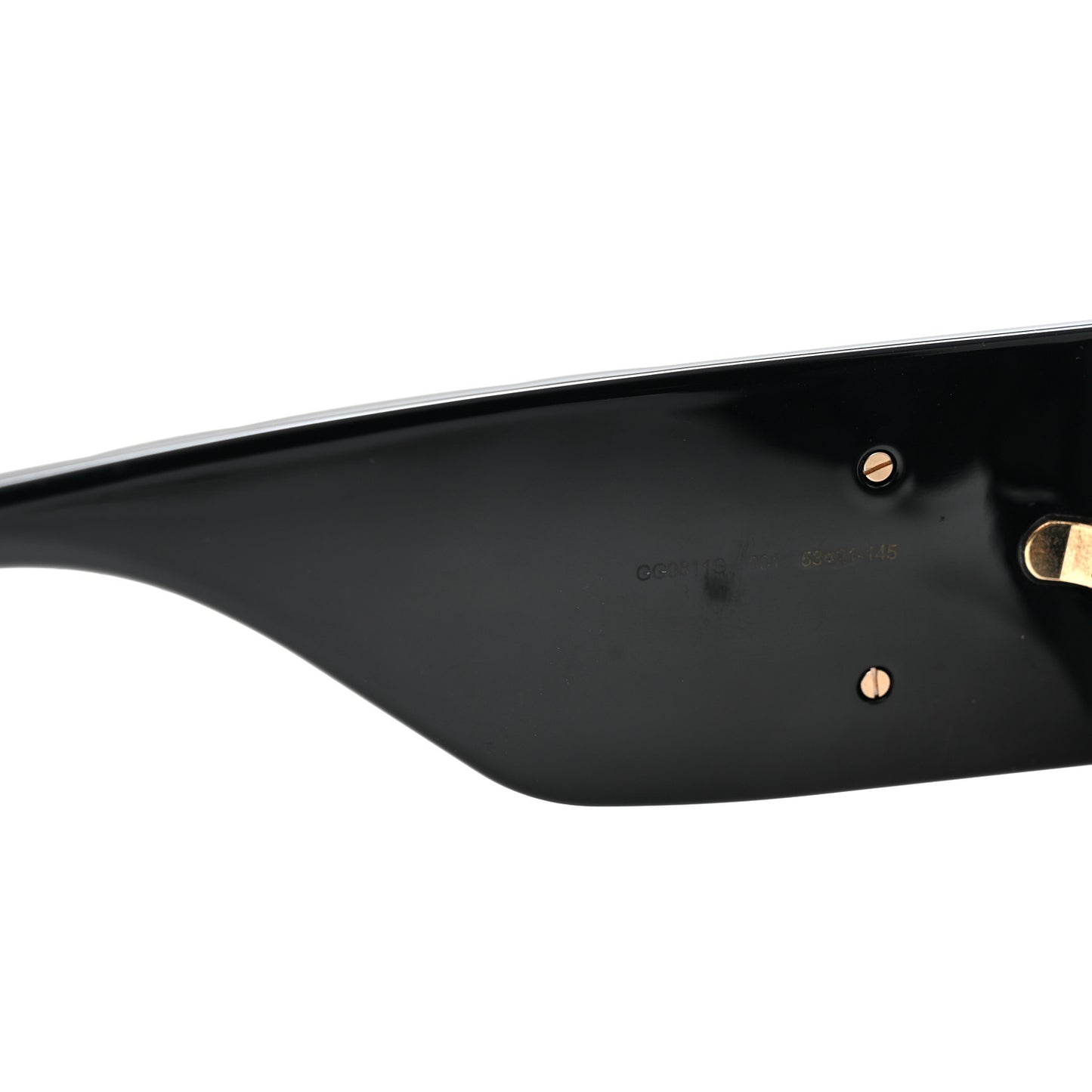 Acetate Rectangular Sunglasses GG0811S Black