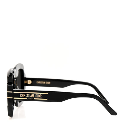 Christian Dior Acetate Diorsignature S1U Square Sunglasses Black 3 of 9