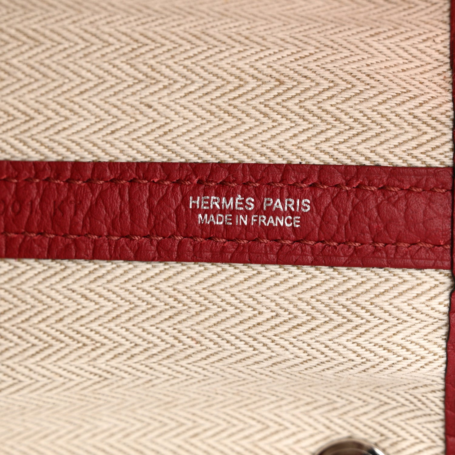 Hermes Vache Country Garden Party 36 MM Rouge Grenat 6 of 12