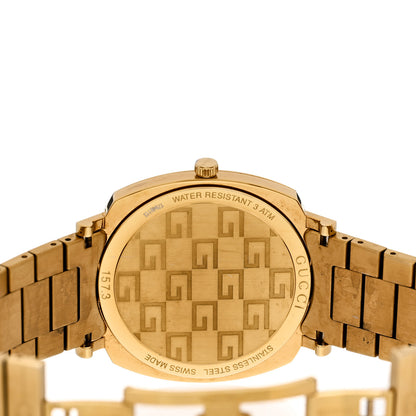 Gucci Stainless Steel 38mm Grip Quartz Watch Gold 4 of 5