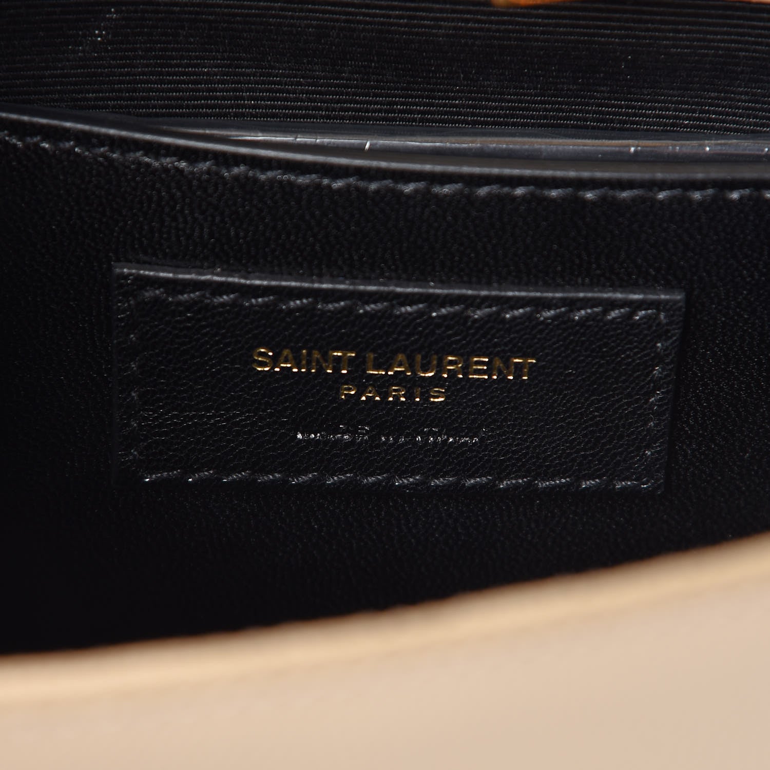 Saint Laurent Grain De Poudre Small Monogram Kate Satchel Nude Powder 6 of 9