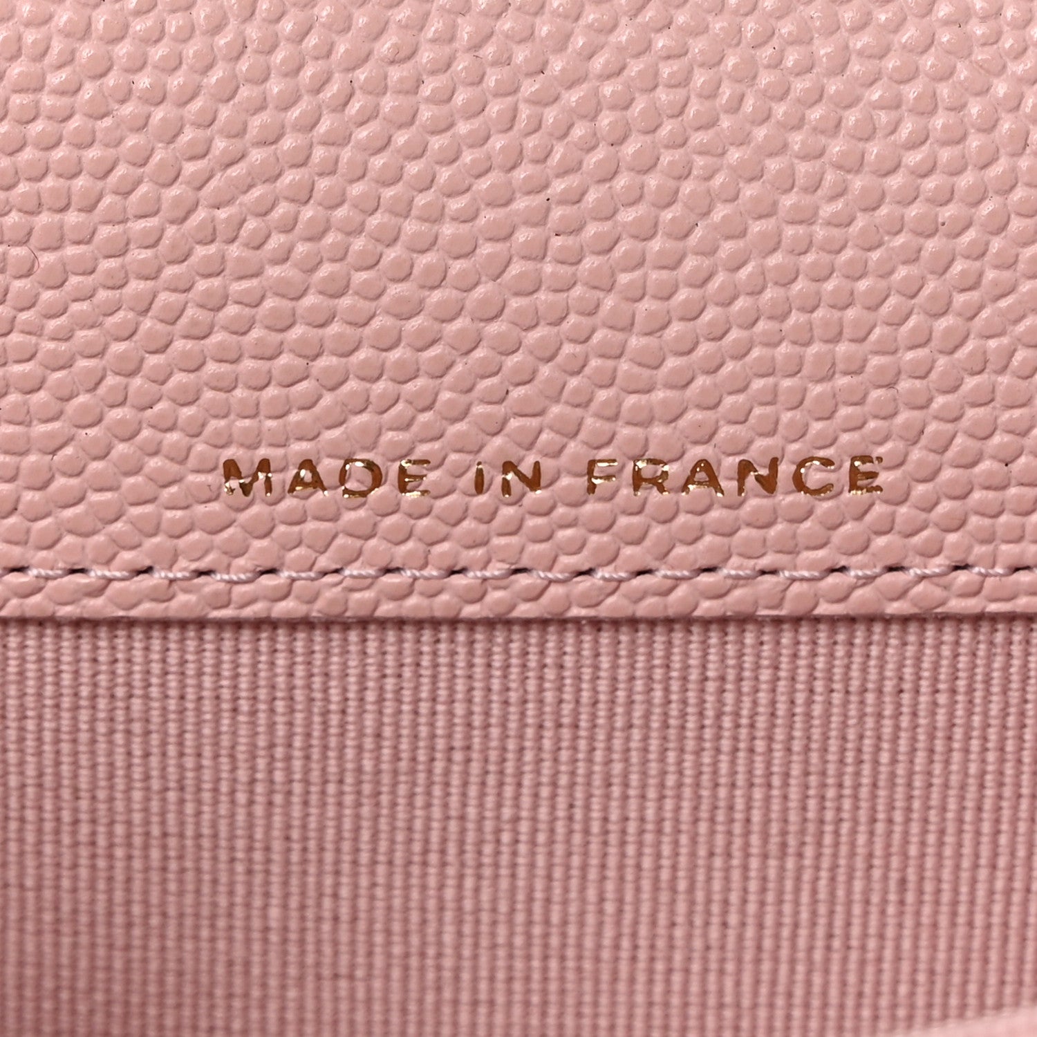 Chanel Caviar Quilted Flap Card Holder Wallet Light Pink 7 of 9