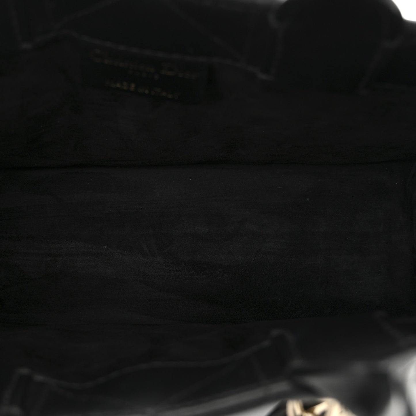 Calfskin Macrocannage Mini Book Tote Black