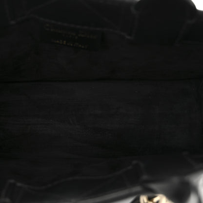 Christian Dior Calfskin Macrocannage Mini Book Tote Black 5 of 11