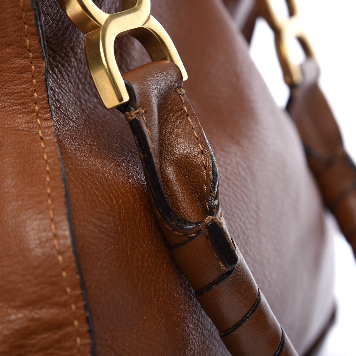 Calfskin Medium Marcie Satchel Tan