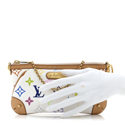 Louis Vuitton Monogram Multicolor Pochette Milla MM White 3 of 12