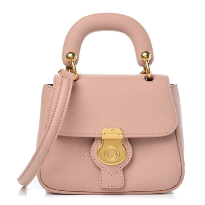 Burberry Trench Calfskin Mini DK88 Top Handle Bag Light Pink 1 of 8