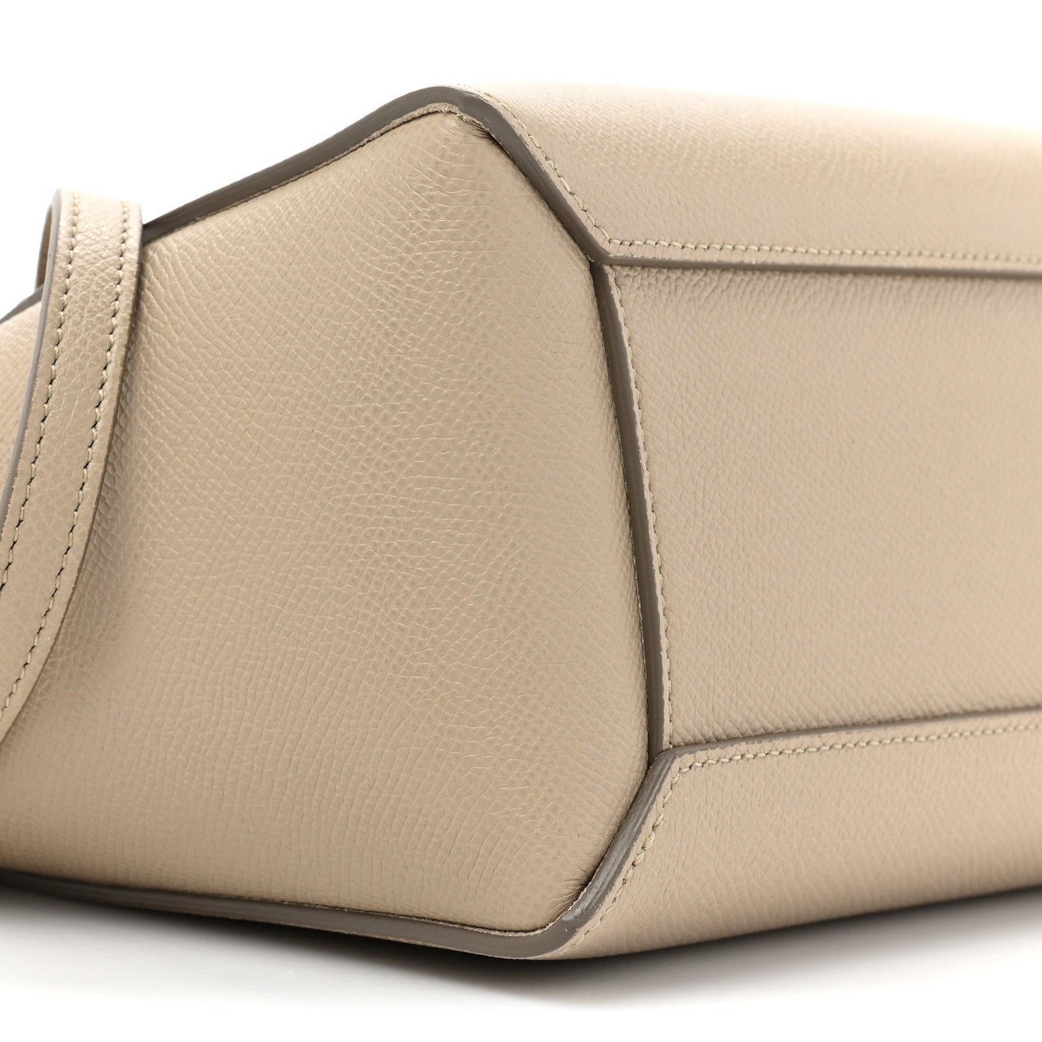 Celine Grained Calfskin Nano Belt Bag Light Taupe 9 of 13