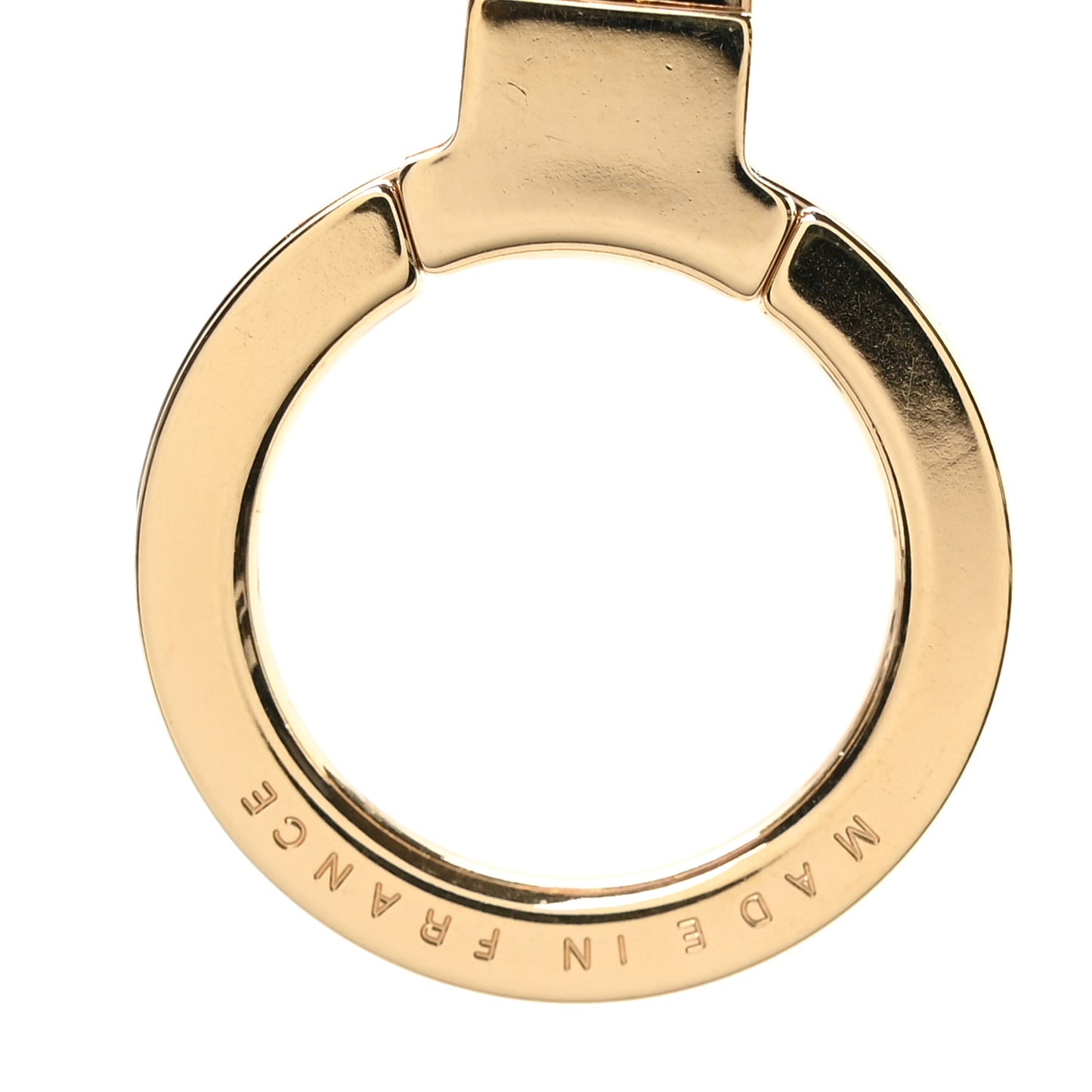 Metal Pochette Extender Key Ring Chain Gold