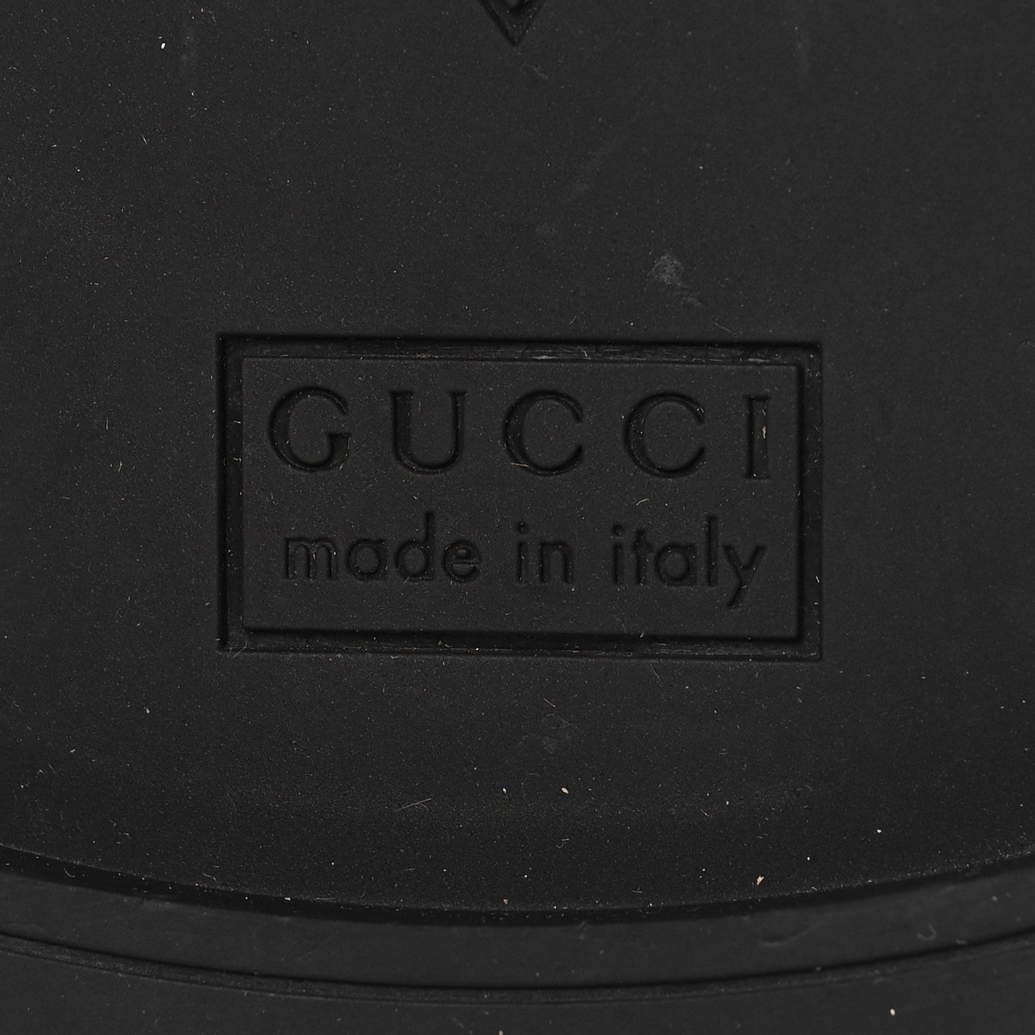 Gucci Rubber Womens Horsebit Thong Sandals 37 Black 8 of 8