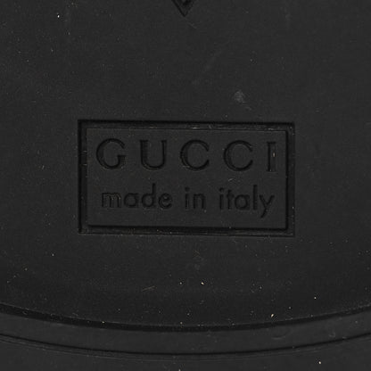 Gucci Rubber Womens Horsebit Thong Sandals 37 Black 8 of 8