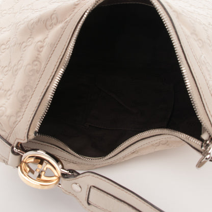 Gucci Guccissima Medium GG Twins Hobo Off White 5 of 8