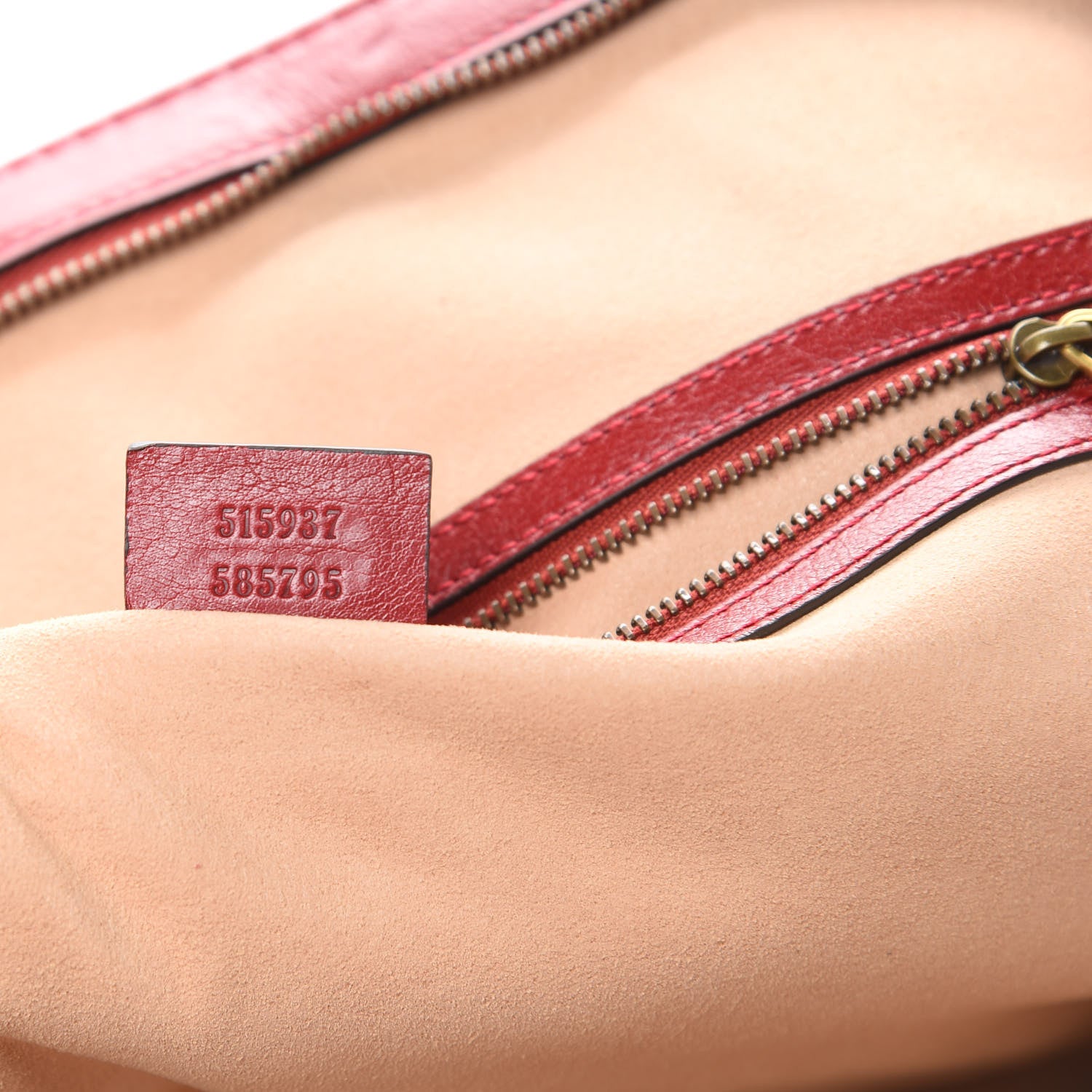 Gucci Calfskin Large Re(Belle) Top Handle Bag Red 7 of 13