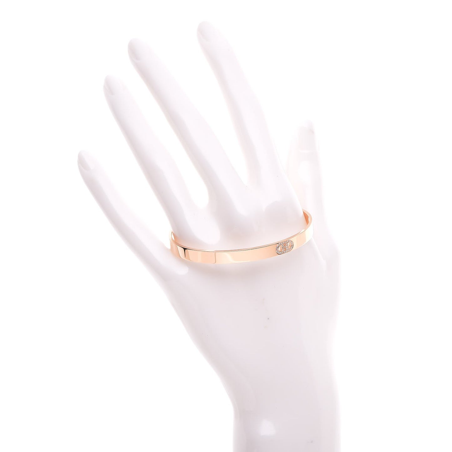 18K Rose Gold Diamond PM H D'Ancre Bracelet SH
