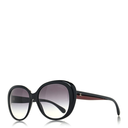 Chanel Signature Oval Sunglasses 5312 Black 1 of 9