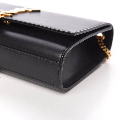 Saint Laurent Smooth Calfskin Medium Classic Monogram Kate Tassel Satchel Black 8 of 8