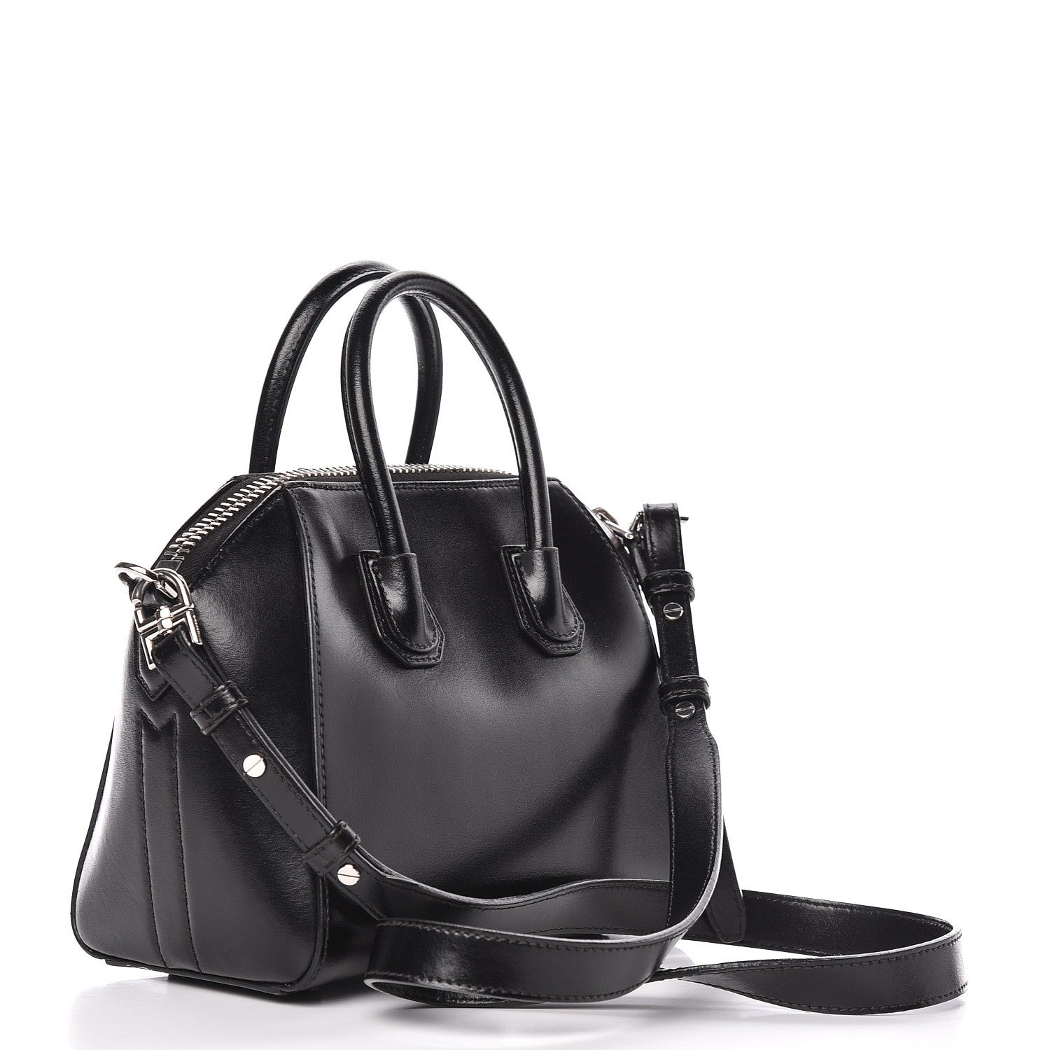 Givenchy Shiny Lord Calfskin Mini Antigona Black 3 of 15