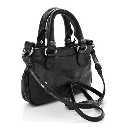 Balenciaga Agneau Arena Neo Cagole Mini Handbag Black 3 of 10
