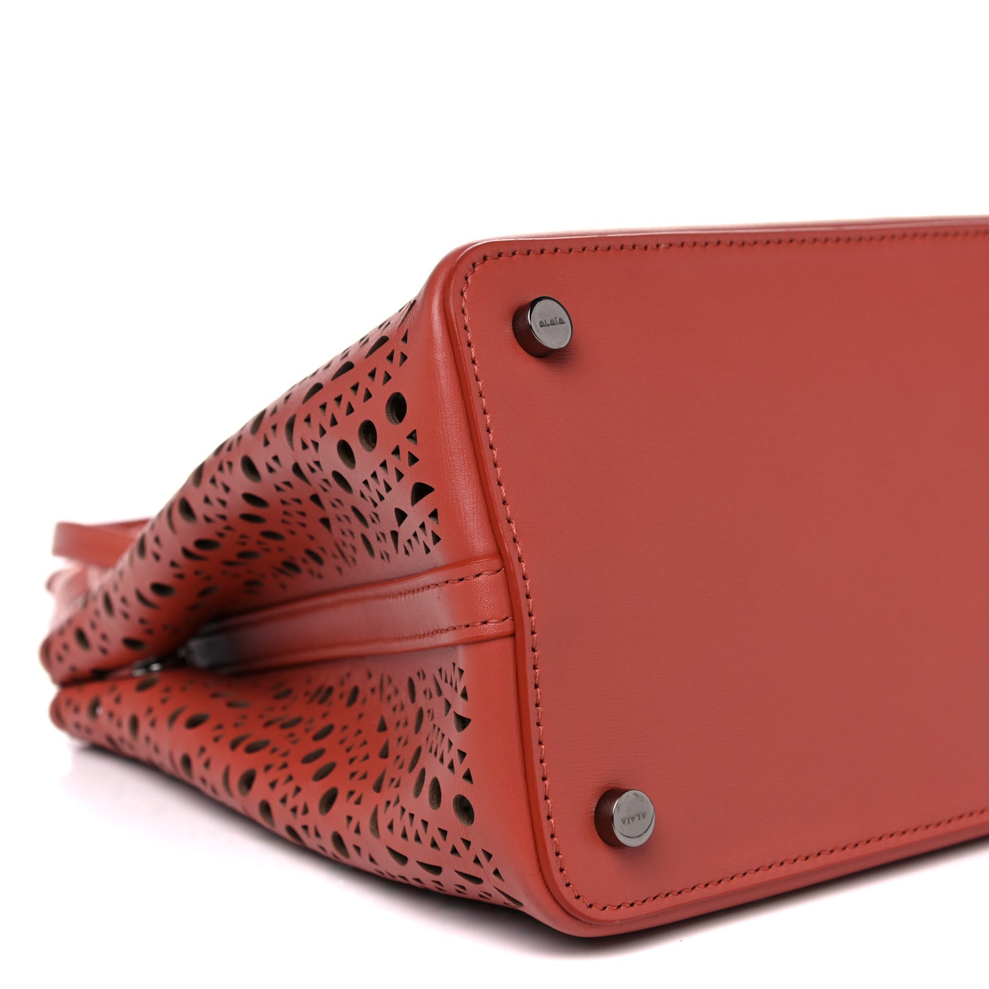 Lux Calfskin Vienne Wave Mina 25 Bag Red