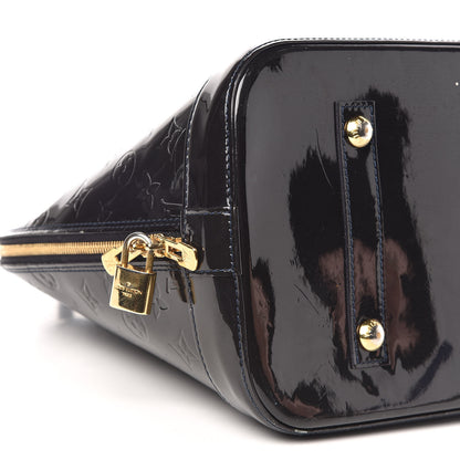 Louis Vuitton Vernis Alma MM Blue Infini 10 of 19