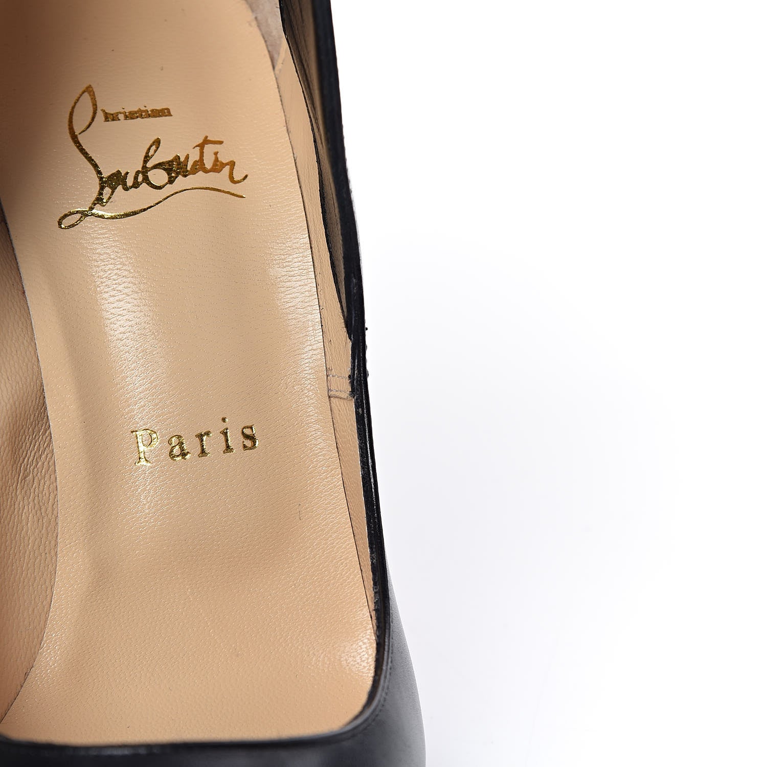 Christian Louboutin Shiny Nappa Victorina 100 Pumps 35.5 Black 11 of 14