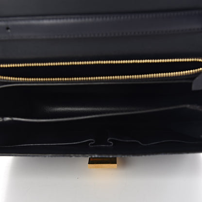 Celine Stingray Medium Classic Box Flap Bag Navy 5 of 14