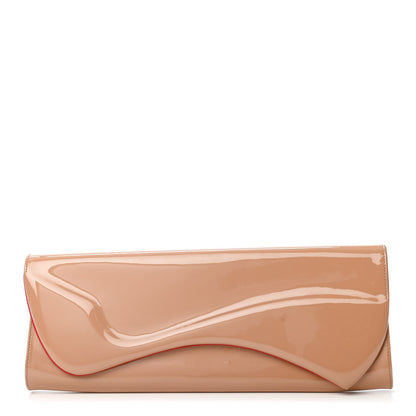 Christian Louboutin Patent Pigalle Clutch Nude 1 of 4