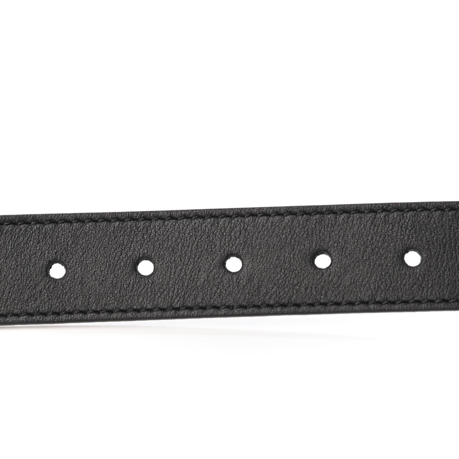 Gucci Calfskin Double G 20mm Kids Belt L Black 4 of 4