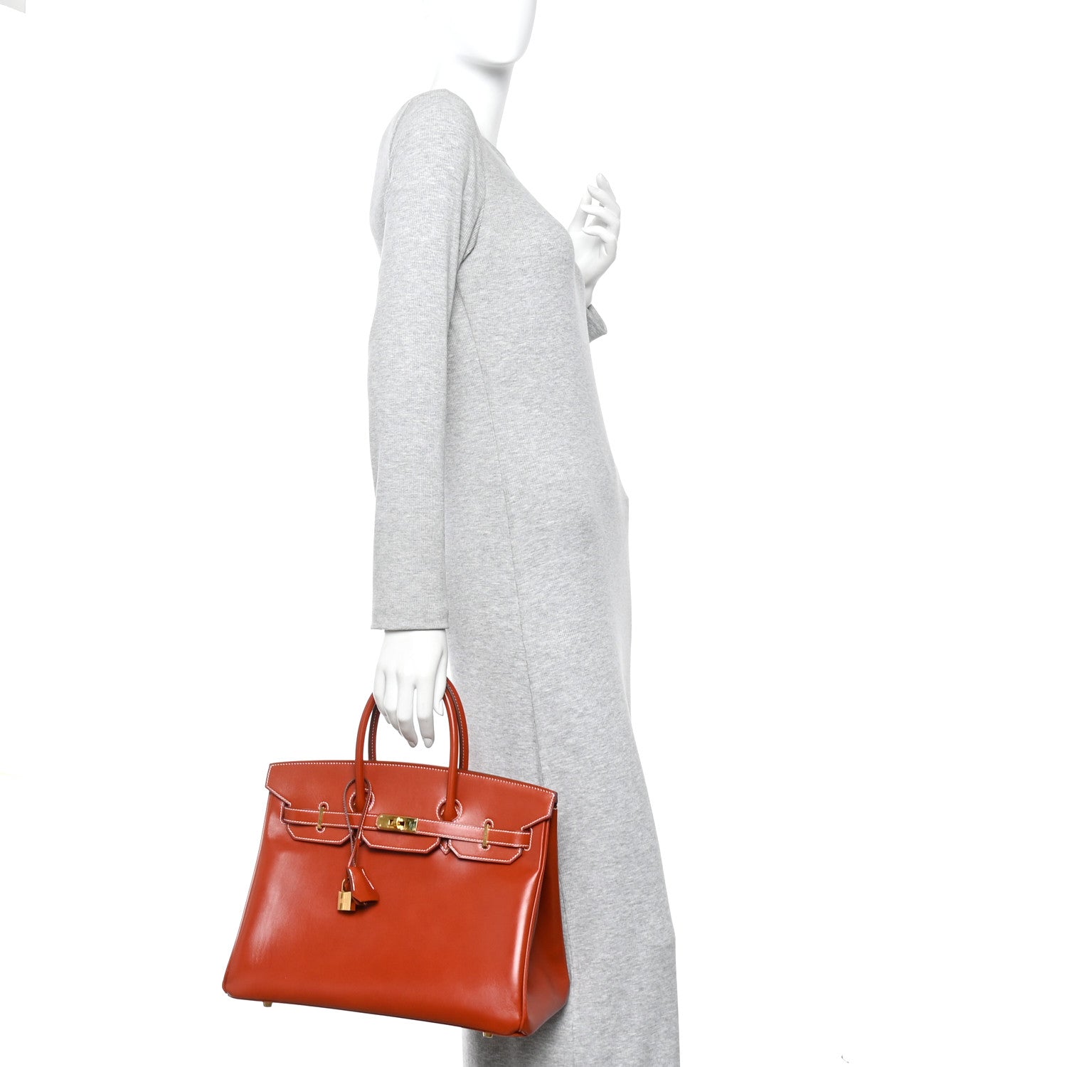 Hermes Box Birkin 35 Brique 2 of 9