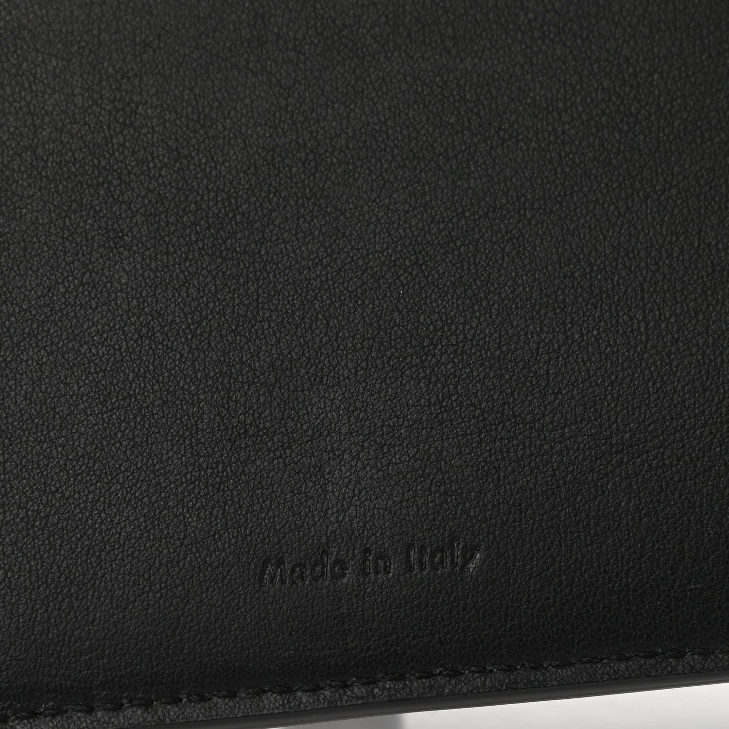 Celine Lizard Calfskin Large Multifunction Strap Wallet Black 7 of 9