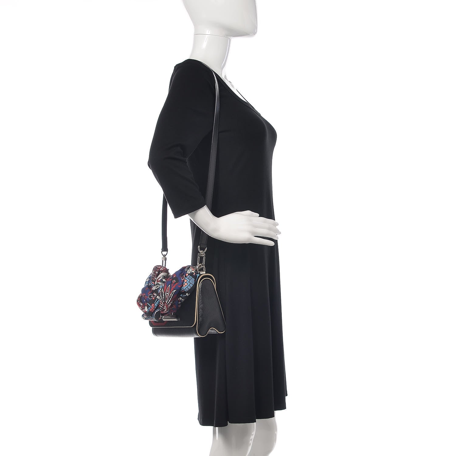 Louis Vuitton Epi World Tour Twist Shoulder Bag PM Black 3 of 13
