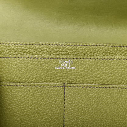 Hermes Togo Dogon Duo Wallet Vert Anis 7 of 12