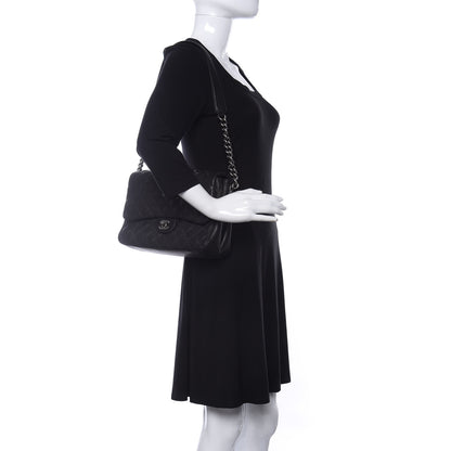 Chanel Caviar Quilted Medium Rock In Rome Single Flap Black 2 of 11