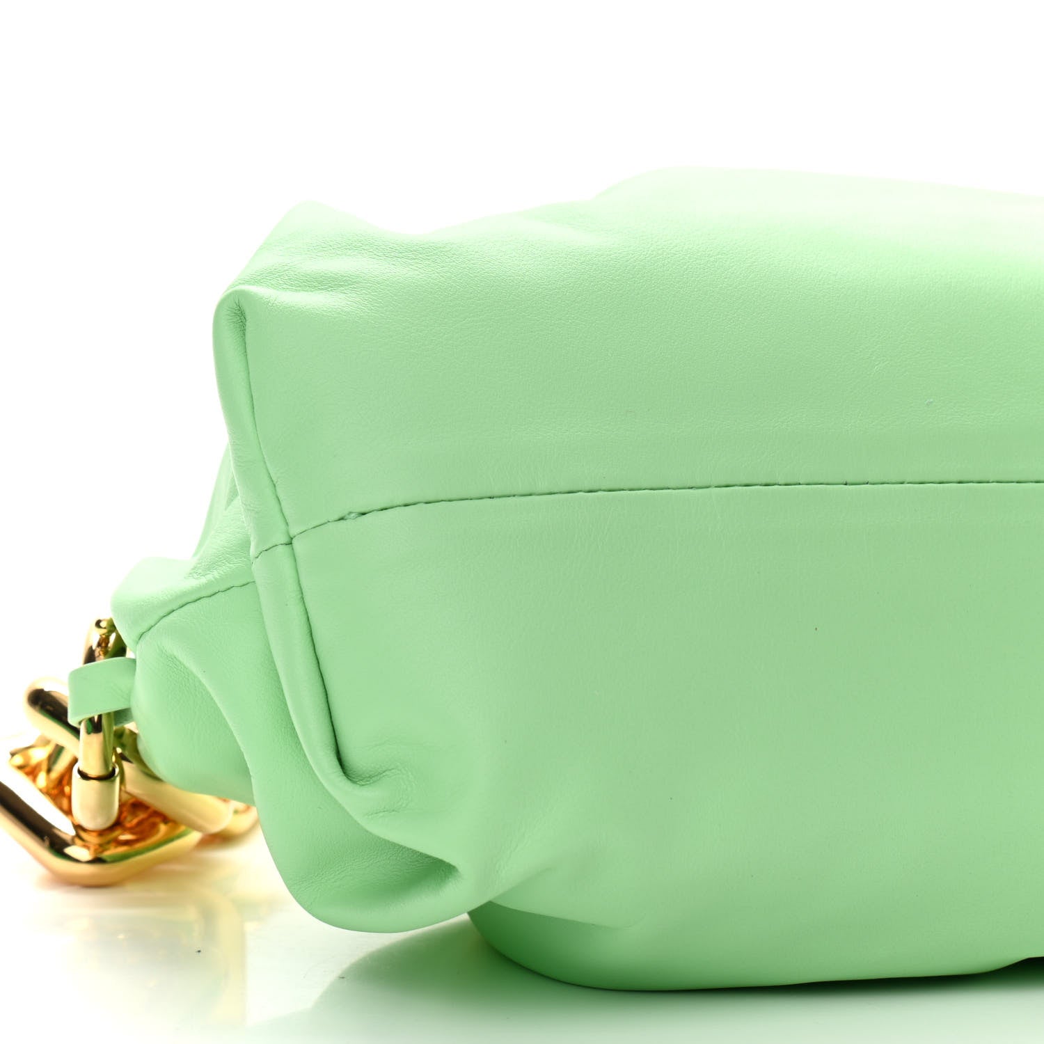 Bottega Veneta Calfskin The Pouch Chain Wasabi 8 of 10