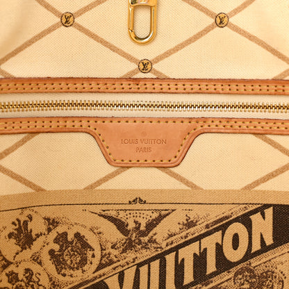 Louis Vuitton Damier Azur Summer Trunks Neo Neverfull MM 8 of 20