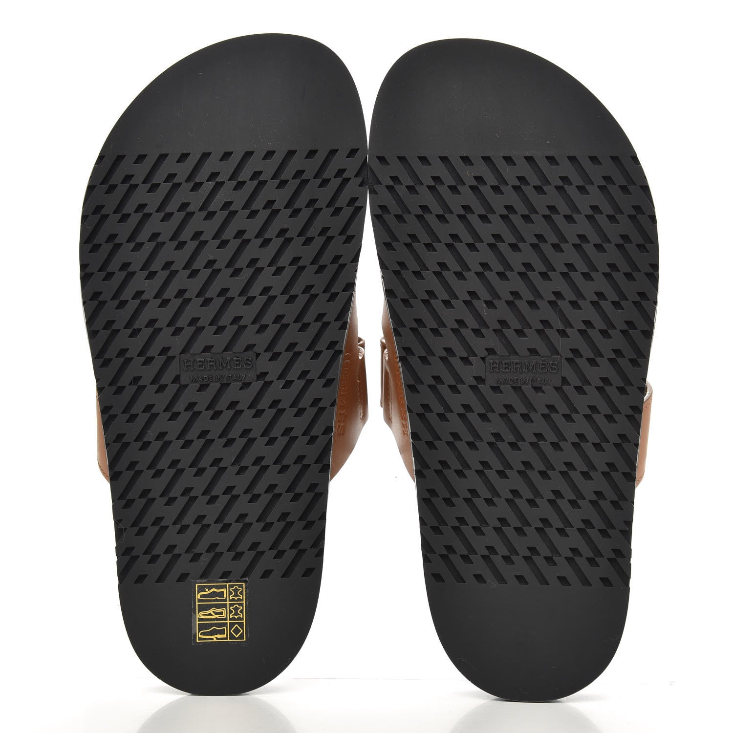 Hermes Calfskin Womens Chypre Sandals 36 Gold 5 of 9