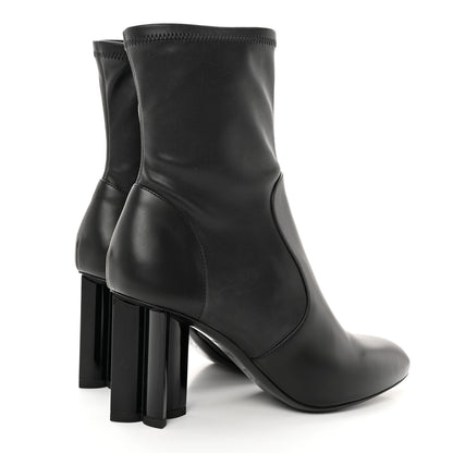 Louis Vuitton Calfskin Uniformes Silhouette Ankle Boots 37.5 Black 4 of 9