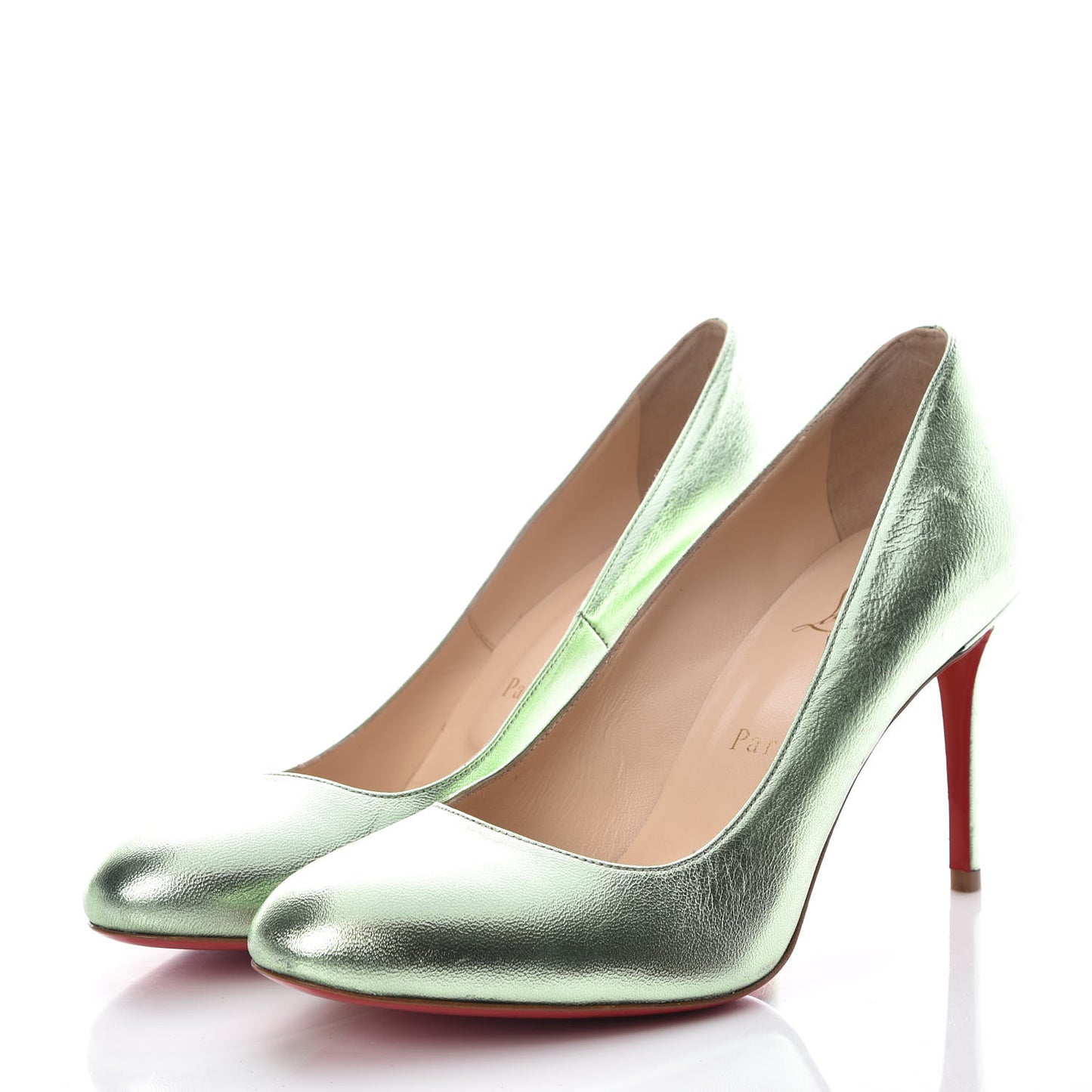 Metallizzato Nappa Fifi 80 Pumps 38 Verde